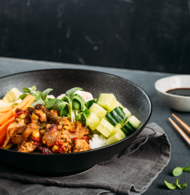 Teriyaki-kanabowl
