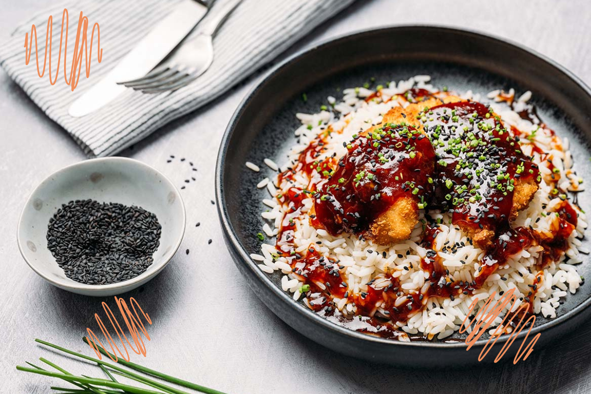 Rapeaa appelsiinikanaa